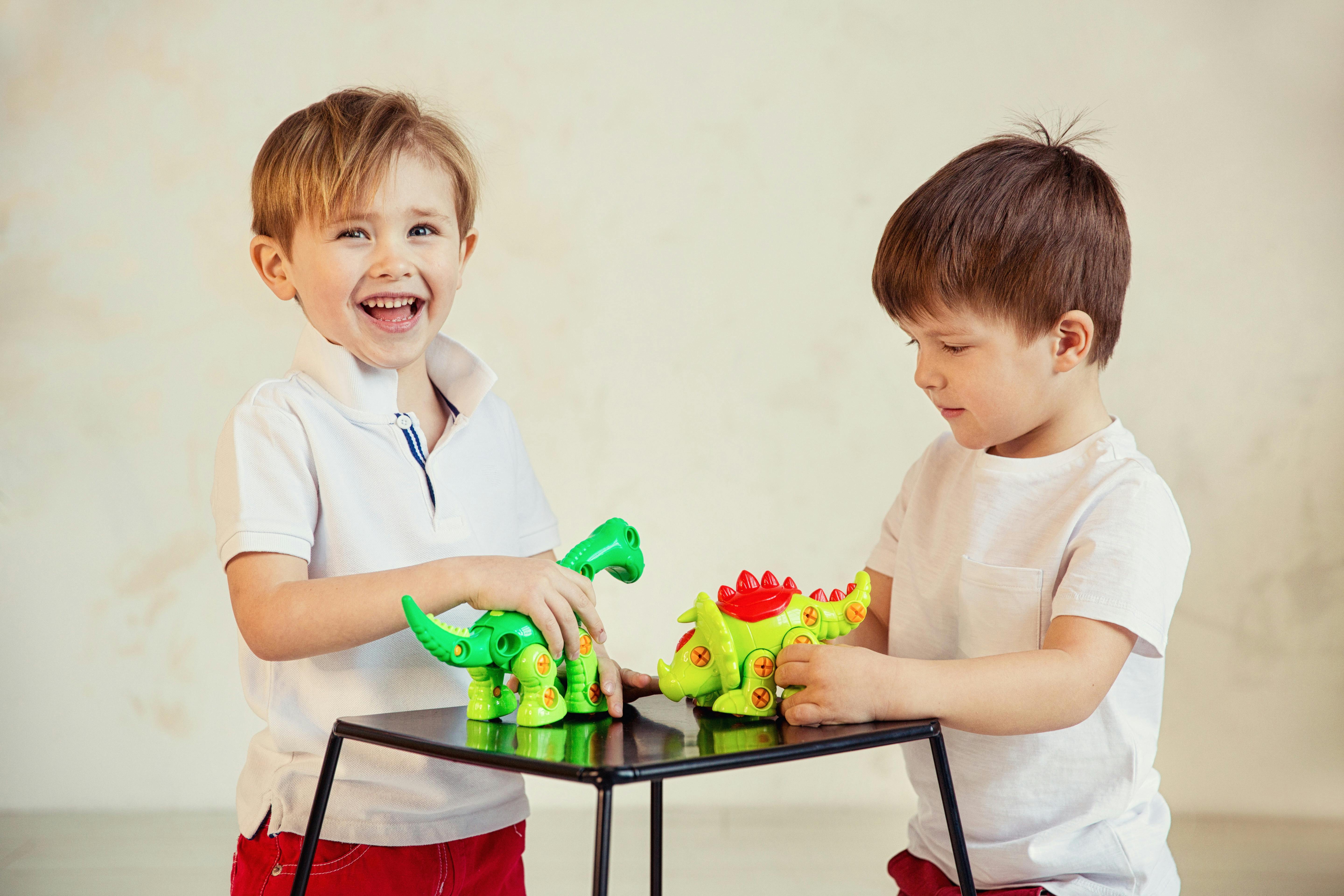 Kids enjoying RC toys